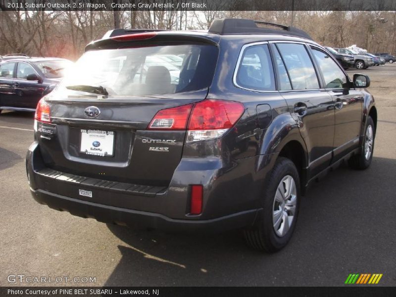 Graphite Gray Metallic / Off Black 2011 Subaru Outback 2.5i Wagon