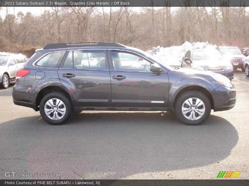 Graphite Gray Metallic / Off Black 2011 Subaru Outback 2.5i Wagon