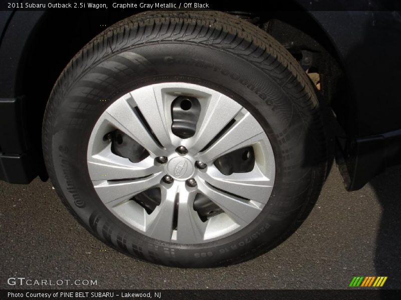 Graphite Gray Metallic / Off Black 2011 Subaru Outback 2.5i Wagon