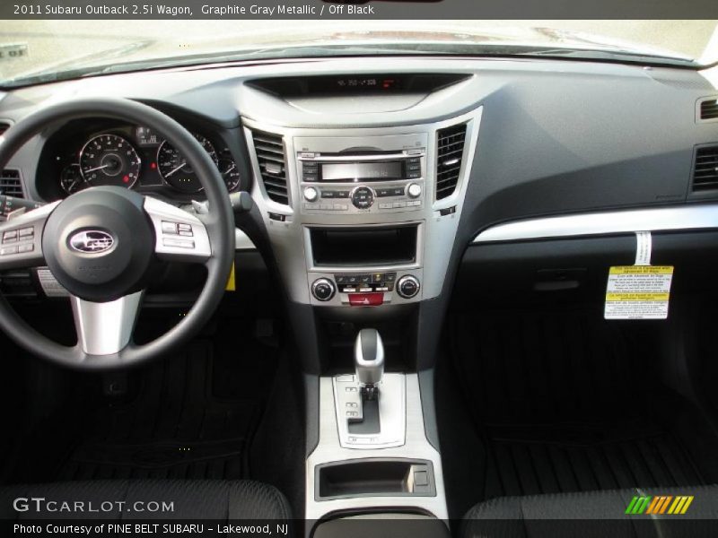 Graphite Gray Metallic / Off Black 2011 Subaru Outback 2.5i Wagon