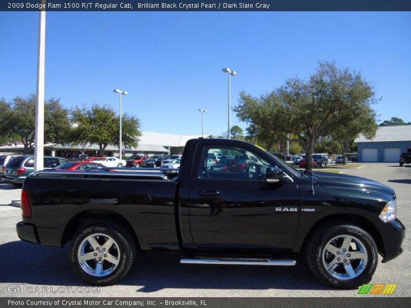 Brilliant Black Crystal Pearl / Dark Slate Gray 2009 Dodge Ram 1500 R/T Regular Cab