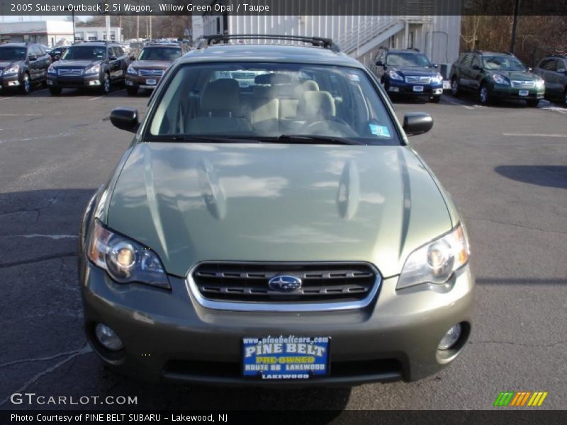 Willow Green Opal / Taupe 2005 Subaru Outback 2.5i Wagon