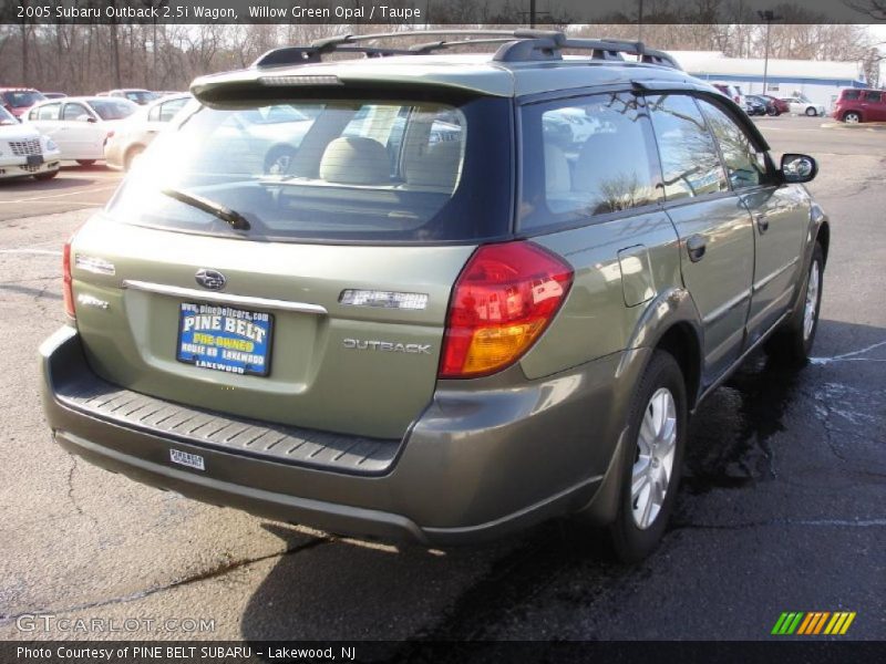 Willow Green Opal / Taupe 2005 Subaru Outback 2.5i Wagon