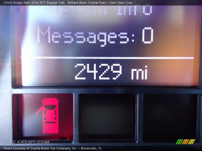 Brilliant Black Crystal Pearl / Dark Slate Gray 2009 Dodge Ram 1500 R/T Regular Cab
