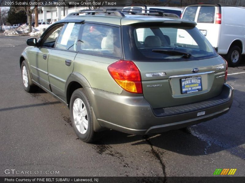 Willow Green Opal / Taupe 2005 Subaru Outback 2.5i Wagon