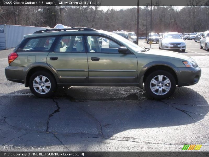 Willow Green Opal / Taupe 2005 Subaru Outback 2.5i Wagon