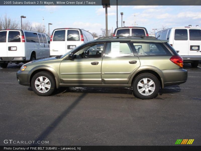 Willow Green Opal / Taupe 2005 Subaru Outback 2.5i Wagon