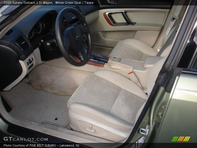 Willow Green Opal / Taupe 2005 Subaru Outback 2.5i Wagon