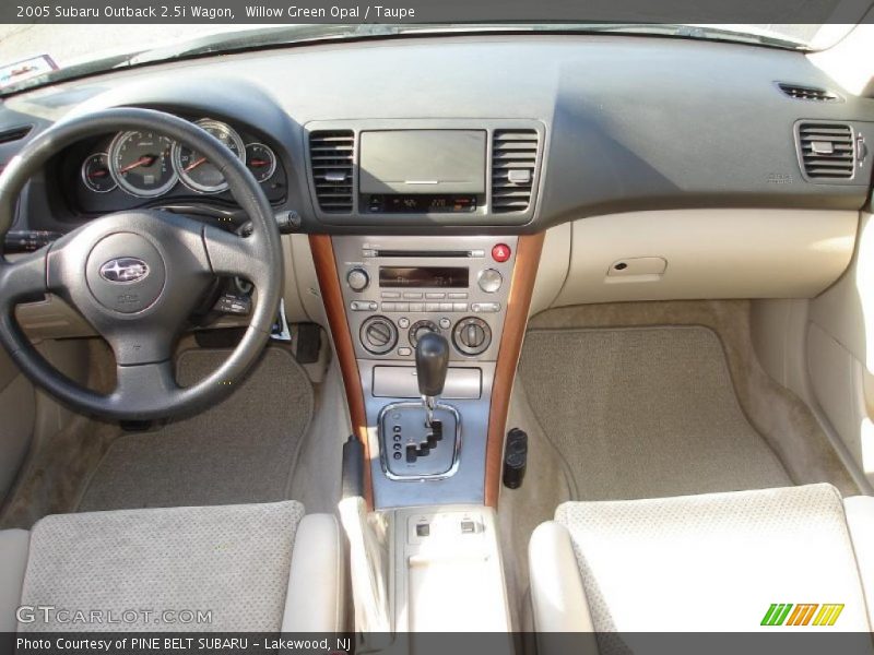 Willow Green Opal / Taupe 2005 Subaru Outback 2.5i Wagon