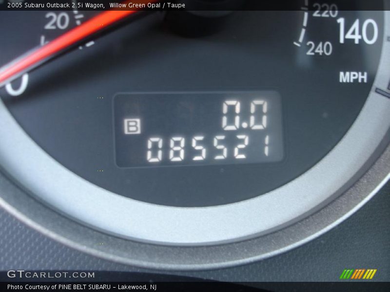 Willow Green Opal / Taupe 2005 Subaru Outback 2.5i Wagon