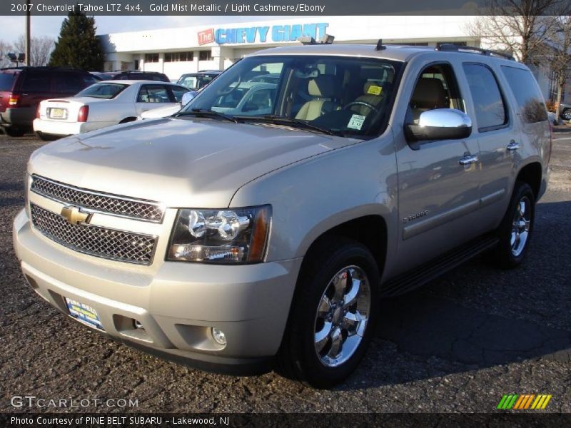 Gold Mist Metallic / Light Cashmere/Ebony 2007 Chevrolet Tahoe LTZ 4x4