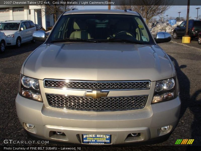 Gold Mist Metallic / Light Cashmere/Ebony 2007 Chevrolet Tahoe LTZ 4x4