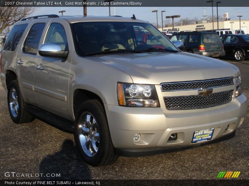 Gold Mist Metallic / Light Cashmere/Ebony 2007 Chevrolet Tahoe LTZ 4x4