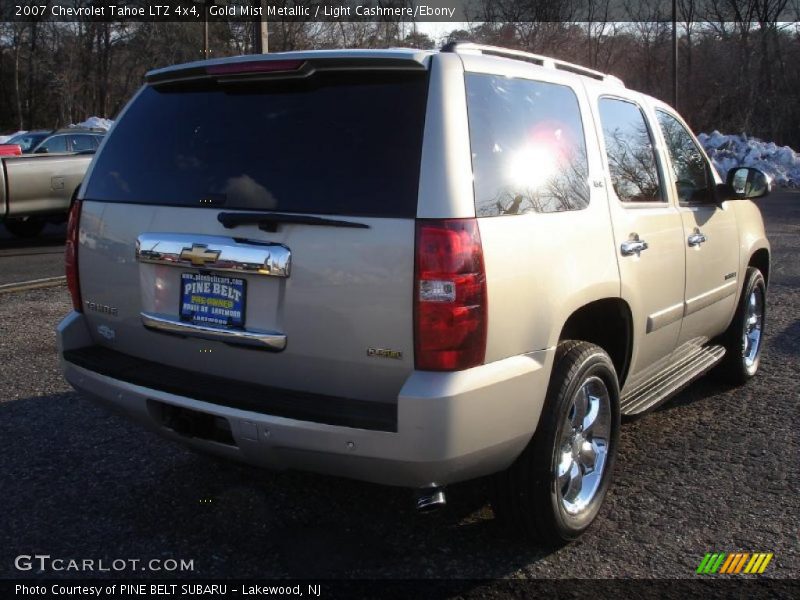 Gold Mist Metallic / Light Cashmere/Ebony 2007 Chevrolet Tahoe LTZ 4x4