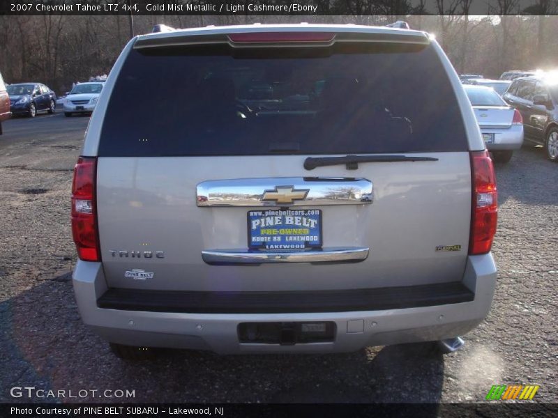 Gold Mist Metallic / Light Cashmere/Ebony 2007 Chevrolet Tahoe LTZ 4x4