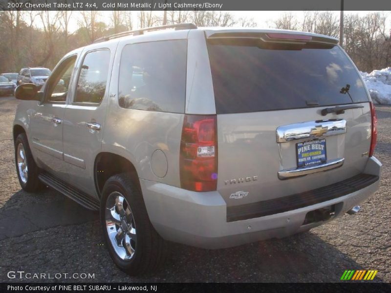 Gold Mist Metallic / Light Cashmere/Ebony 2007 Chevrolet Tahoe LTZ 4x4