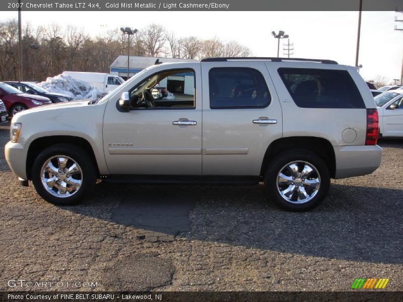 Gold Mist Metallic / Light Cashmere/Ebony 2007 Chevrolet Tahoe LTZ 4x4