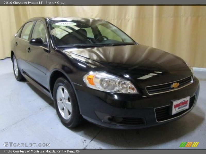 Black / Gray 2010 Chevrolet Impala LT