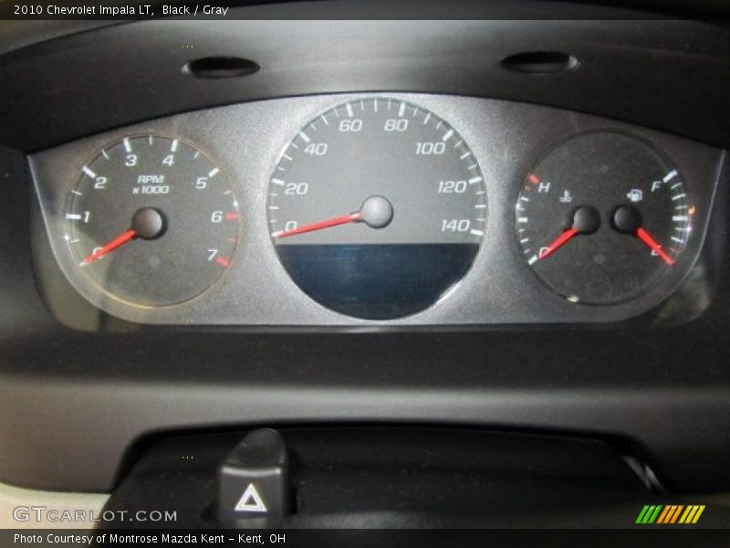 Black / Gray 2010 Chevrolet Impala LT