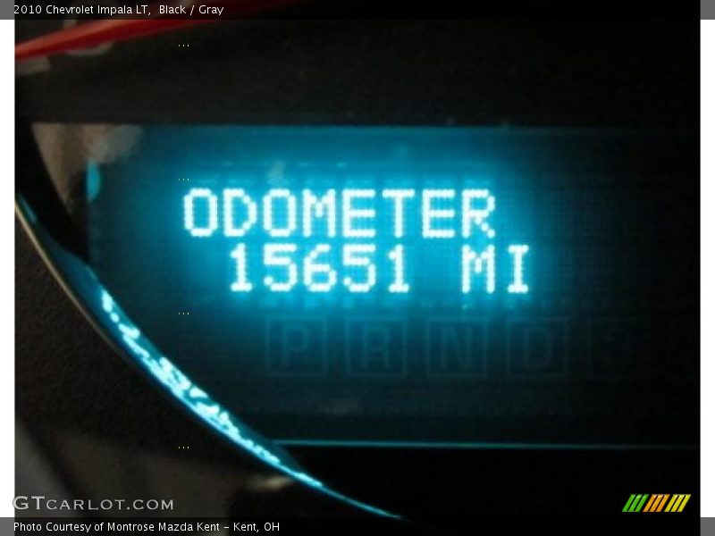 Black / Gray 2010 Chevrolet Impala LT