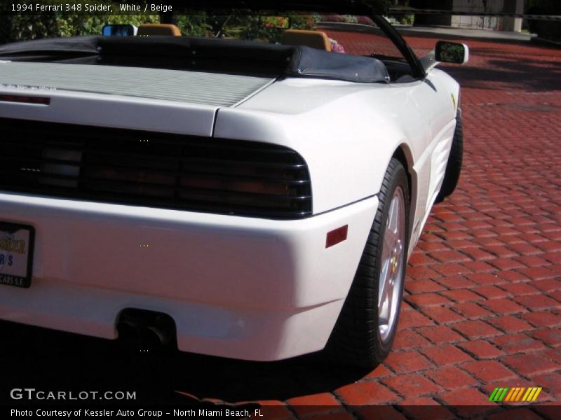 White / Beige 1994 Ferrari 348 Spider