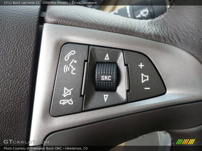 Gold Mist Metallic / Cocoa/Cashmere 2011 Buick LaCrosse CX