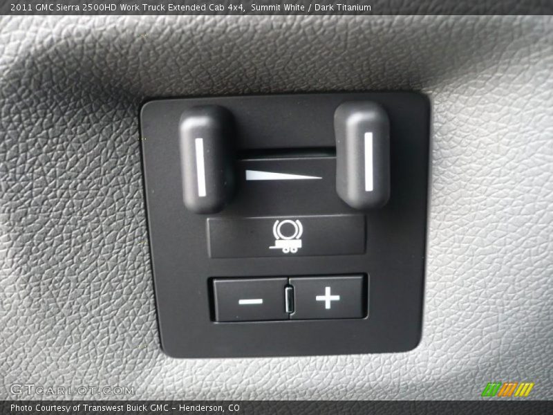 Controls of 2011 Sierra 2500HD Work Truck Extended Cab 4x4