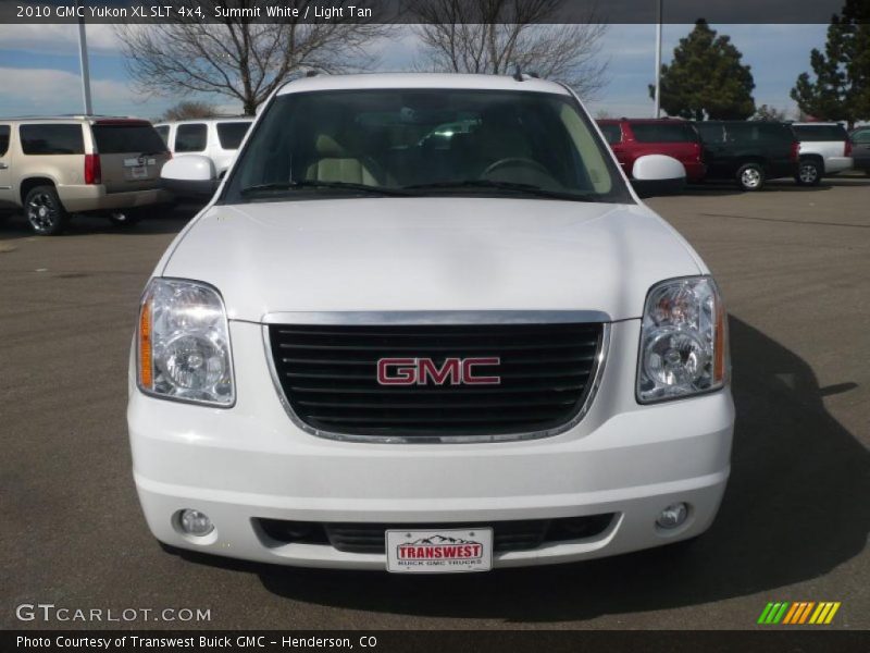 Summit White / Light Tan 2010 GMC Yukon XL SLT 4x4