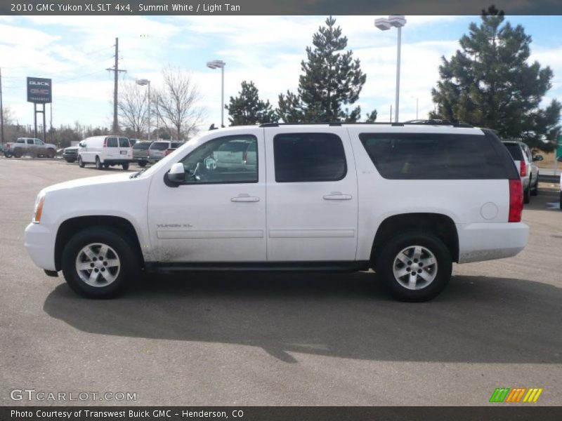 Summit White / Light Tan 2010 GMC Yukon XL SLT 4x4