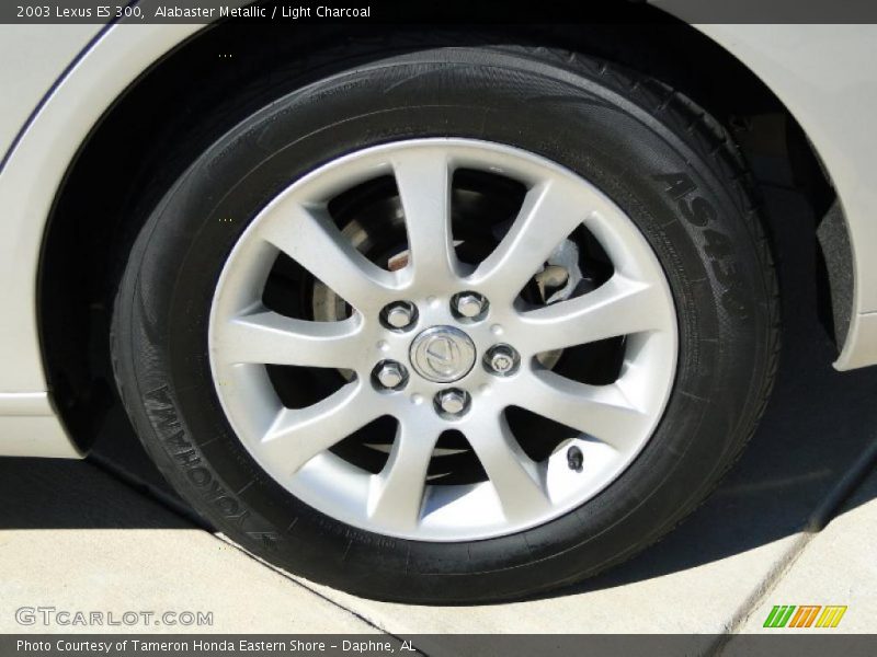 Alabaster Metallic / Light Charcoal 2003 Lexus ES 300