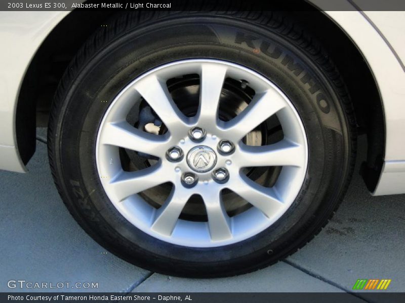 Alabaster Metallic / Light Charcoal 2003 Lexus ES 300