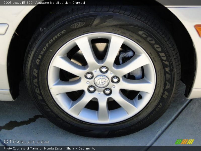 Alabaster Metallic / Light Charcoal 2003 Lexus ES 300