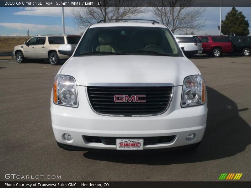 Summit White / Light Tan 2010 GMC Yukon SLT 4x4