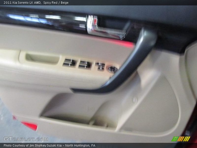 Spicy Red / Beige 2011 Kia Sorento LX AWD