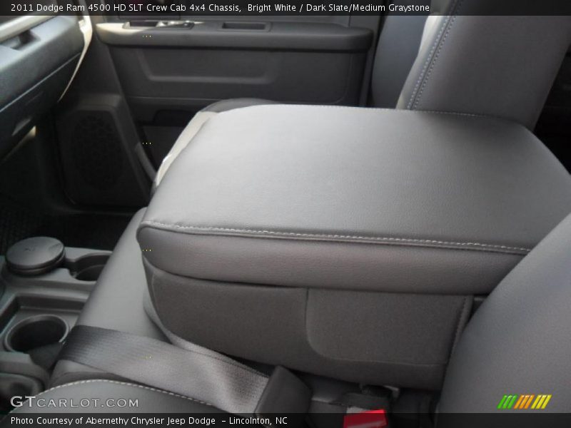 Bright White / Dark Slate/Medium Graystone 2011 Dodge Ram 4500 HD SLT Crew Cab 4x4 Chassis
