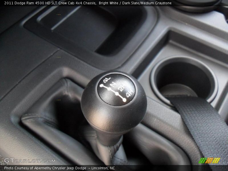 Bright White / Dark Slate/Medium Graystone 2011 Dodge Ram 4500 HD SLT Crew Cab 4x4 Chassis