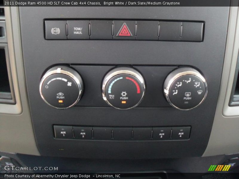 Controls of 2011 Ram 4500 HD SLT Crew Cab 4x4 Chassis