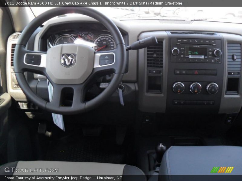 Dashboard of 2011 Ram 4500 HD SLT Crew Cab 4x4 Chassis