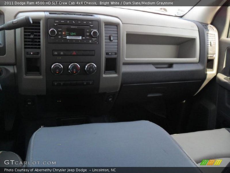 Bright White / Dark Slate/Medium Graystone 2011 Dodge Ram 4500 HD SLT Crew Cab 4x4 Chassis
