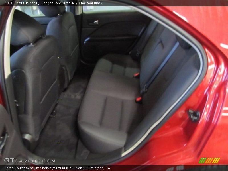 Sangria Red Metallic / Charcoal Black 2010 Ford Fusion SE