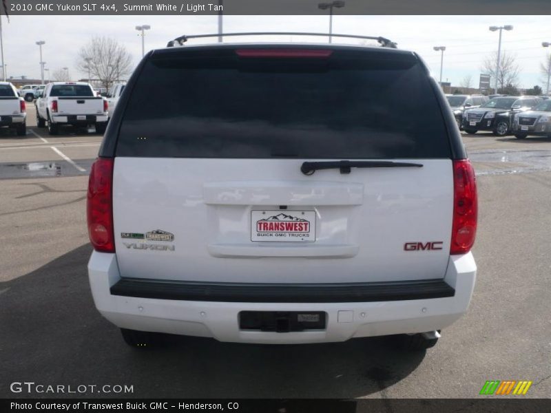 Summit White / Light Tan 2010 GMC Yukon SLT 4x4