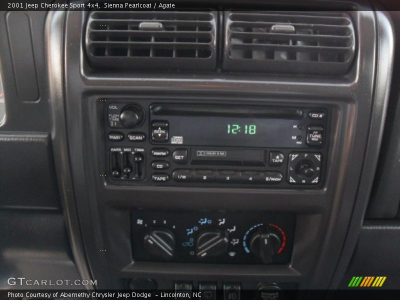 Controls of 2001 Cherokee Sport 4x4