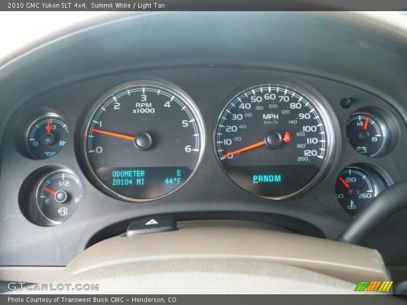 Summit White / Light Tan 2010 GMC Yukon SLT 4x4