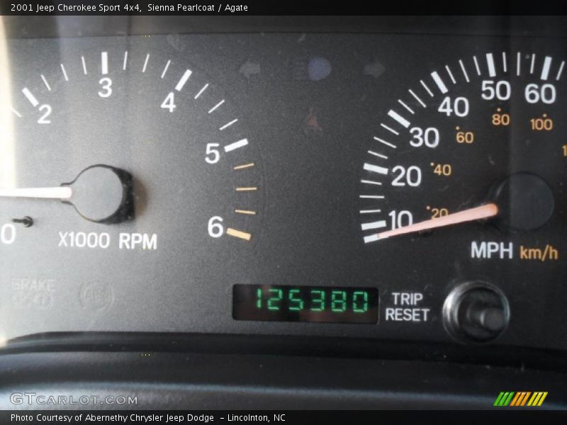 Sienna Pearlcoat / Agate 2001 Jeep Cherokee Sport 4x4