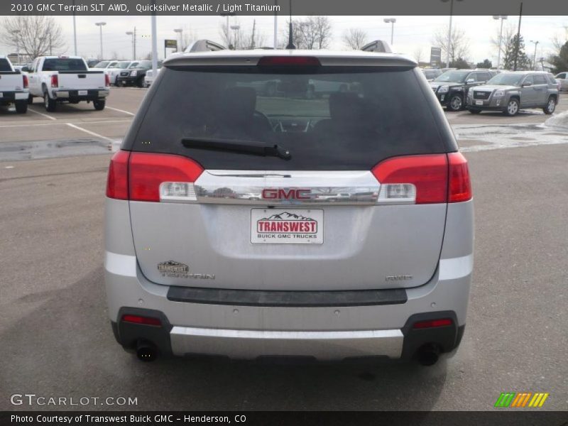 Quicksilver Metallic / Light Titanium 2010 GMC Terrain SLT AWD