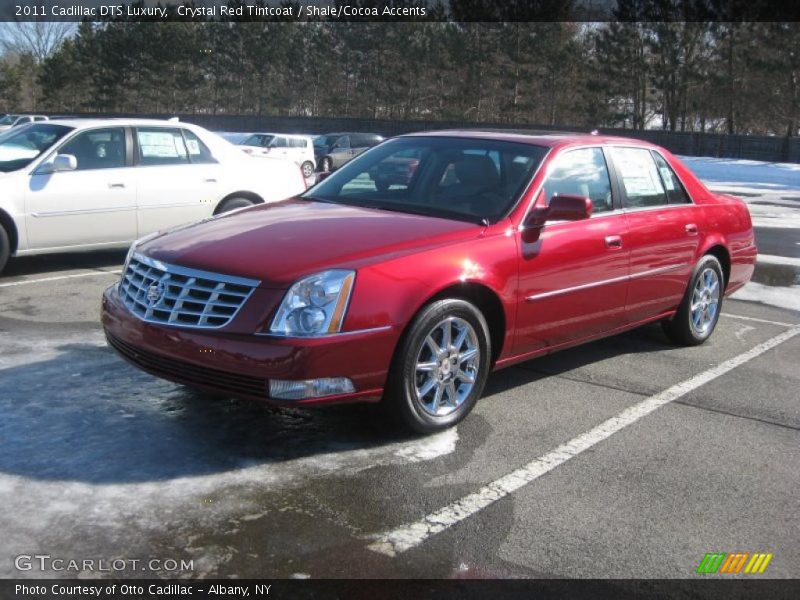Crystal Red Tintcoat / Shale/Cocoa Accents 2011 Cadillac DTS Luxury