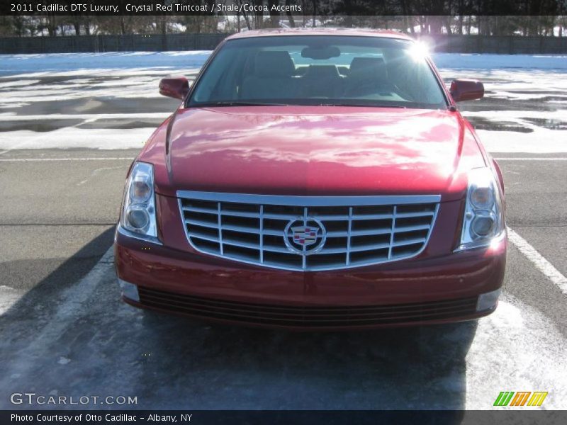 Crystal Red Tintcoat / Shale/Cocoa Accents 2011 Cadillac DTS Luxury