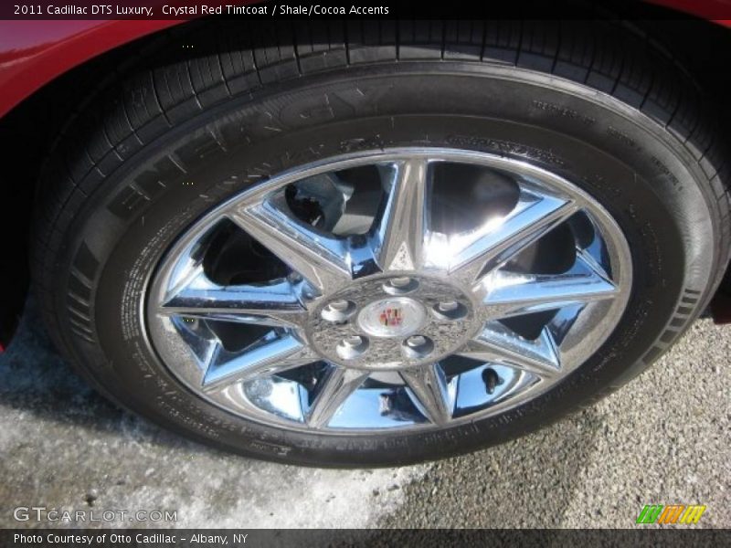 Crystal Red Tintcoat / Shale/Cocoa Accents 2011 Cadillac DTS Luxury