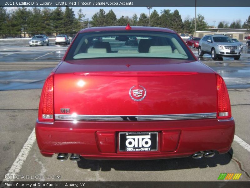 Crystal Red Tintcoat / Shale/Cocoa Accents 2011 Cadillac DTS Luxury