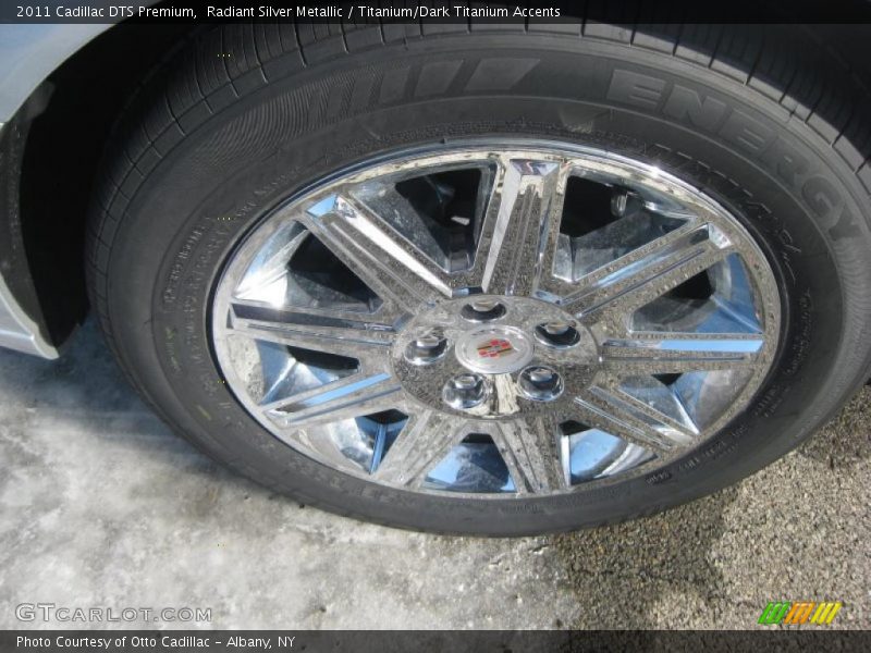 Radiant Silver Metallic / Titanium/Dark Titanium Accents 2011 Cadillac DTS Premium